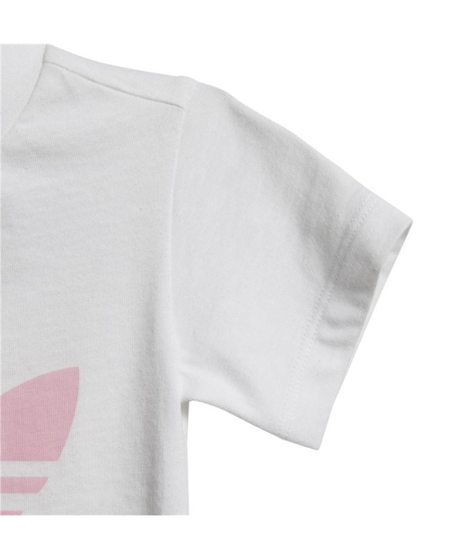 Conjunto adidas Trefoil rosa Niña