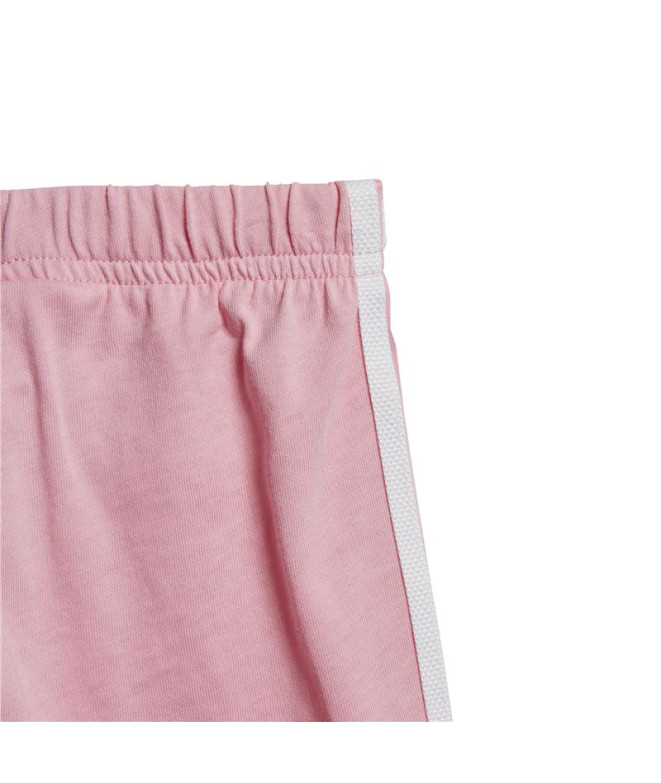 Conjunto adidas Trefoil rosa Niña