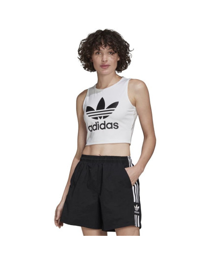 Camiseta adidas Tanque branco Mulher