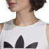 Camiseta adidas Tanque branco Mulher