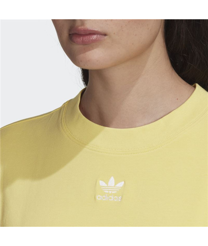 Vestido adidas Trefoil amarillo Mujer