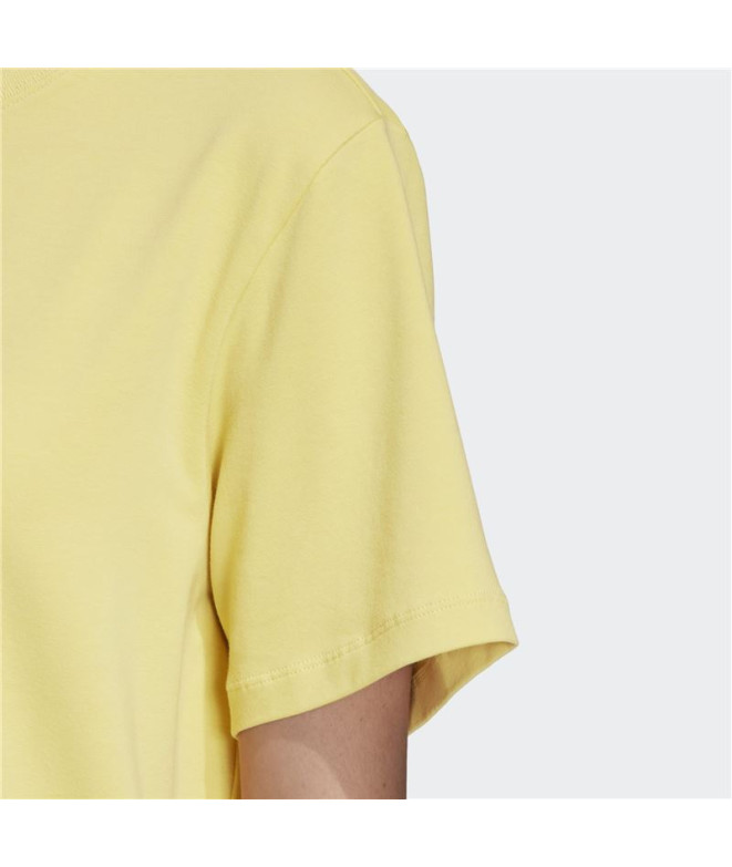 Vestido adidas Trefoil amarillo Mujer