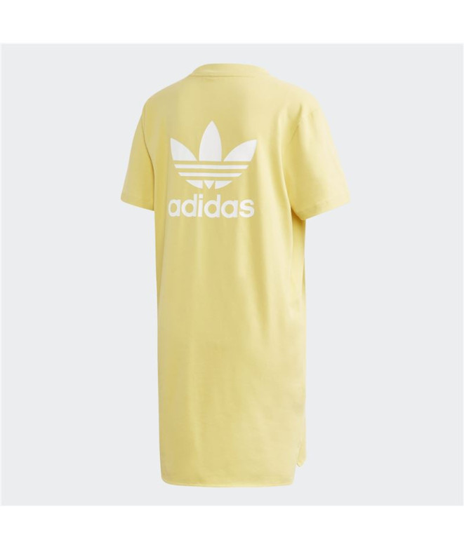 Vestido adidas Trefoil amarillo Mujer