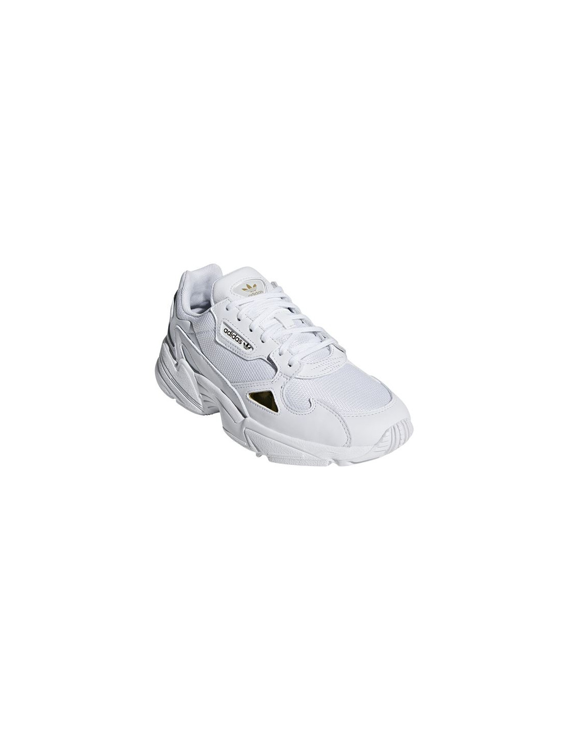 Adidas falcon store branco e dourado