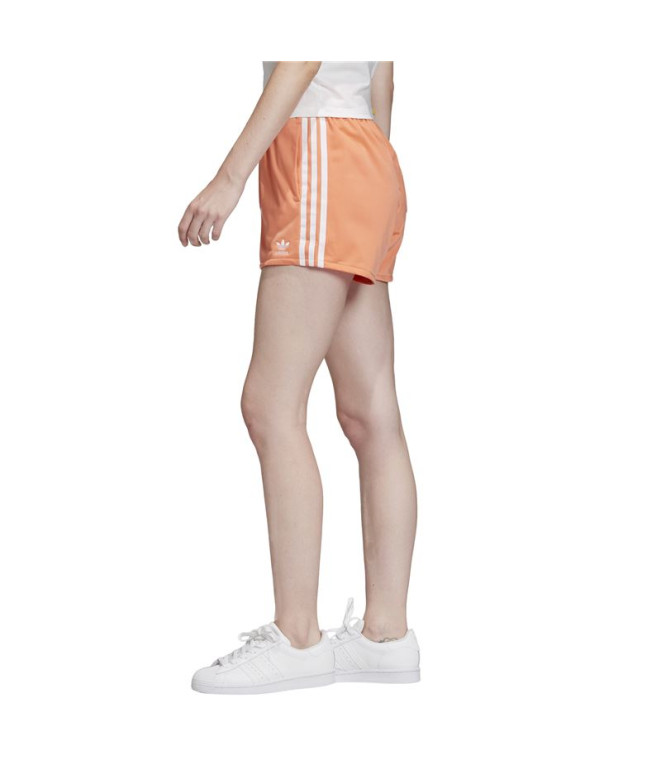 Pantalon adidas 3 Stripes orange Femme