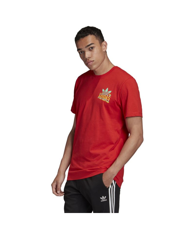 T-shirt adidas Multifade rouge Homme