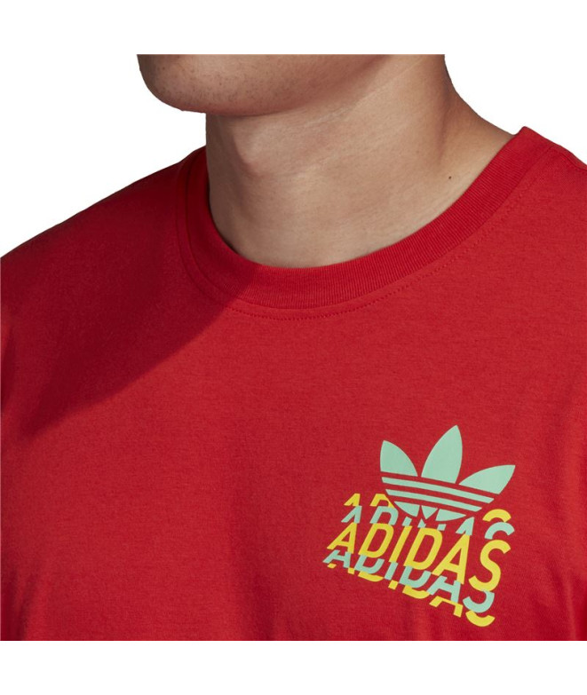 T-shirt adidas Multifade rouge Homme