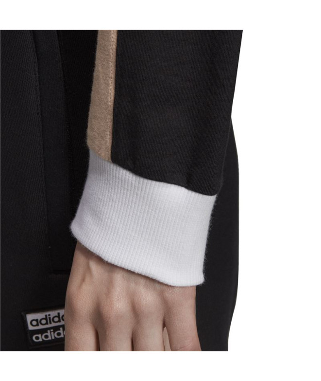 Polo adidas Cropped noir Femme