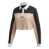 Polo adidas Cropped preto Mulher