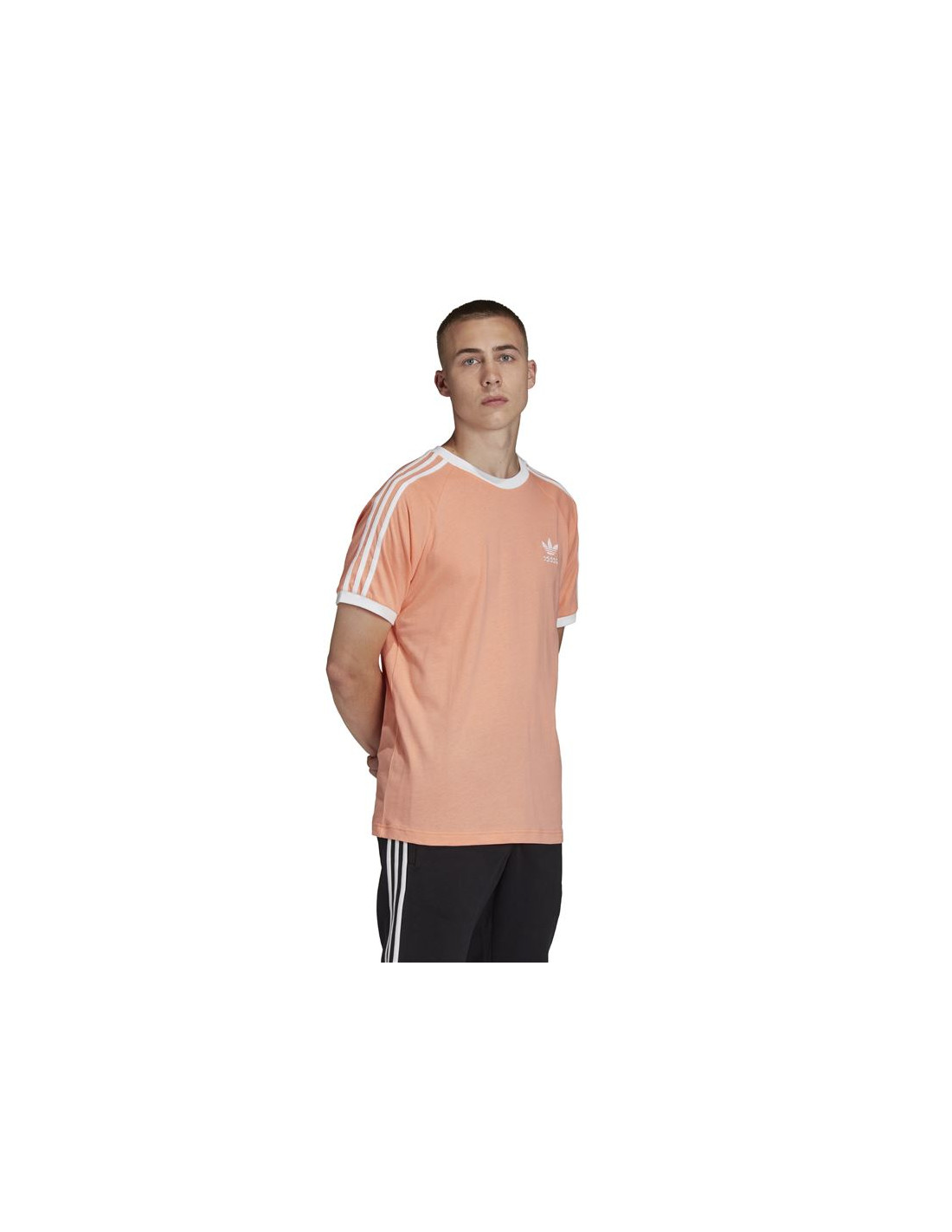 en casa Comité perjudicar ᐈ Camiseta adidas 3 Stripes rosa Hombre – Atmosfera Sport©