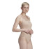 Body adidas Mulher bege com nervuras
