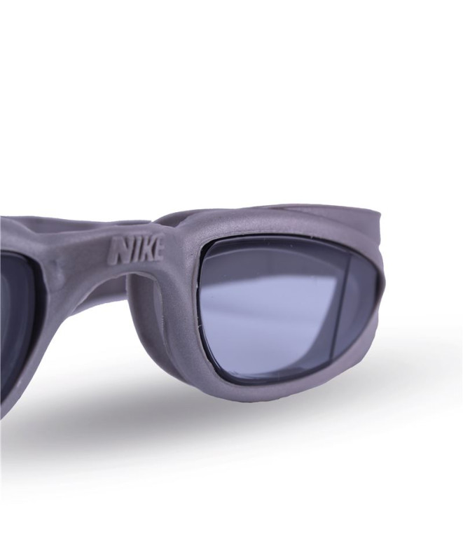 Gafas de Natação Nike Cinzento Valente/Preto
