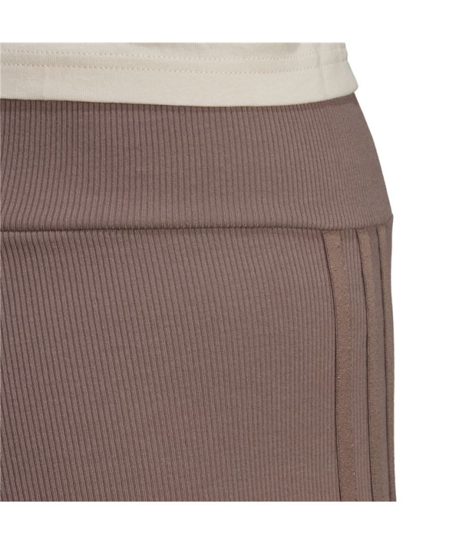 Leggings adidas Bikers marron Femmes