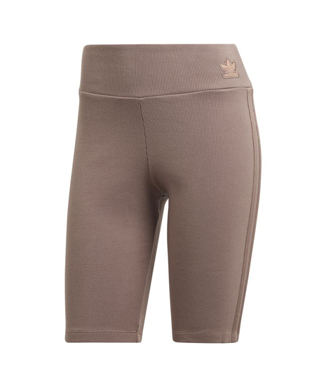 Leggings adidas Bikers marron Femmes