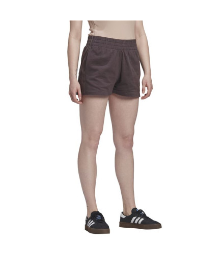 Calças adidas 3-Stripes castanhas Mulheres 2