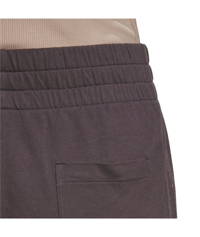 Calças adidas 3-Stripes castanhas Mulheres