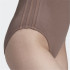 Body adidas Mulher castanho com nervuras
