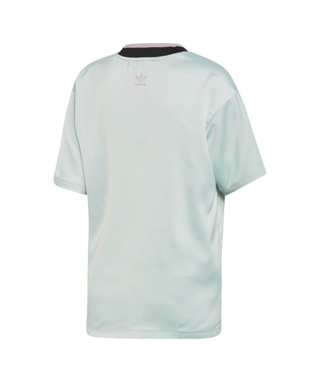 Camiseta adidas Boyfriend azul Mulher