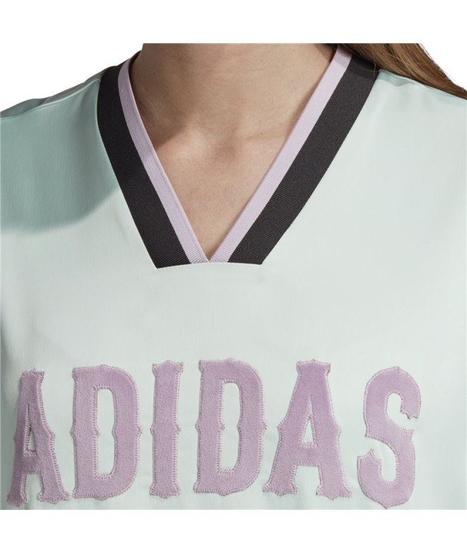 T-shirt adidas Boyfriend bleu Femme