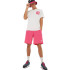 Camiseta The North Face Fine branco/rosa Homem
