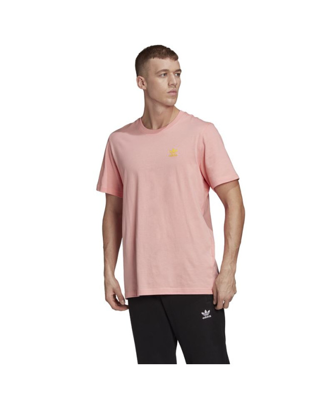 T-shirt adidas Frente costas rosa Homem