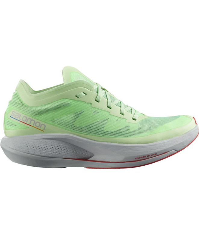 Chaussures de running Salomon Phantasm vertes Femmes