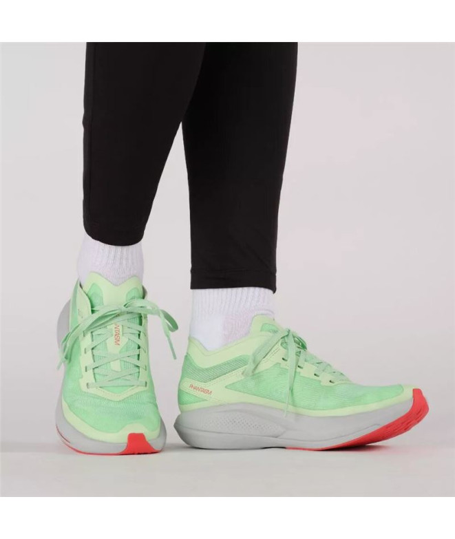 Chaussures de running Salomon Phantasm vertes...