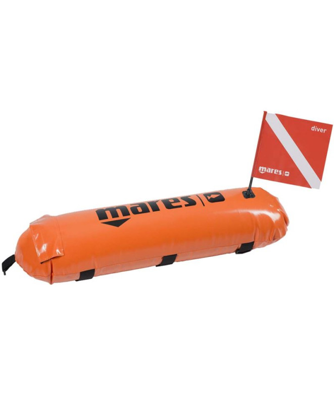 Boia de mergulho livre laranja Mares Hydro Torpedo