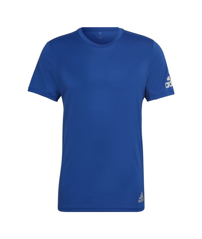 T-shirt adidas Run It blue Man