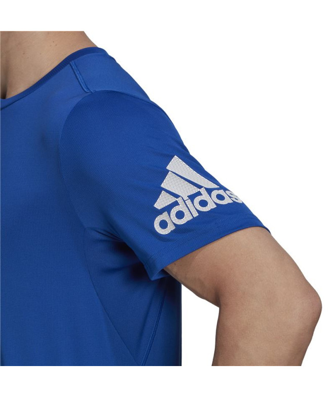 T-shirt adidas Run It blue Man