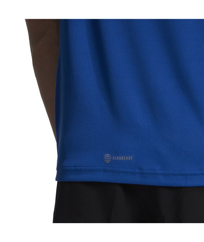 T-shirt adidas Run It blue Man