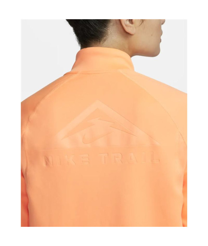 Sudadera de trail Nike Dri-FIT naranja Mujer