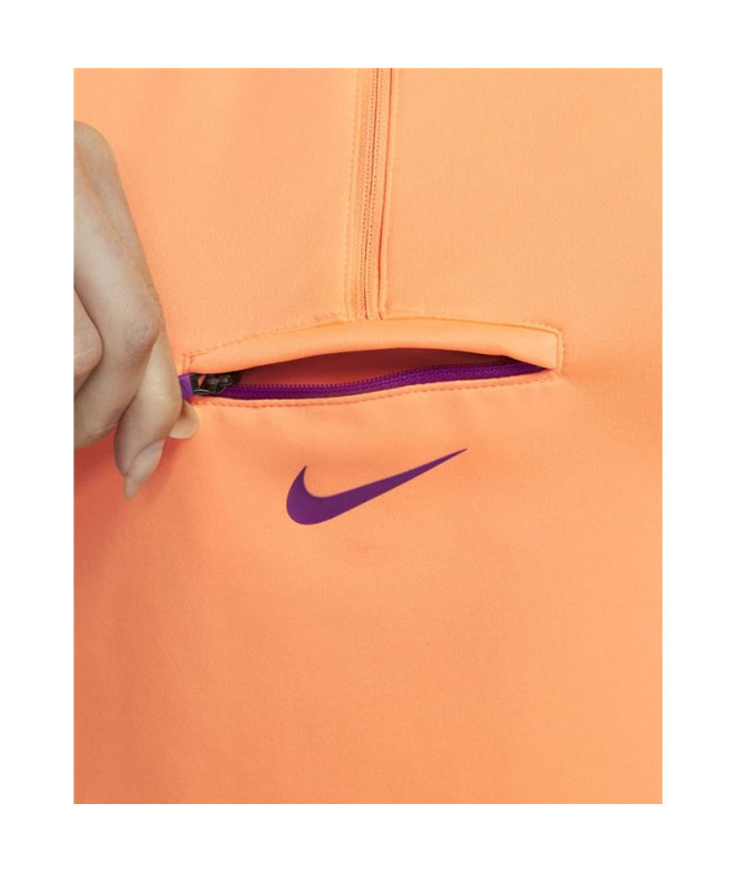 Sweat trail Nike de Dri-FIT orange Femme