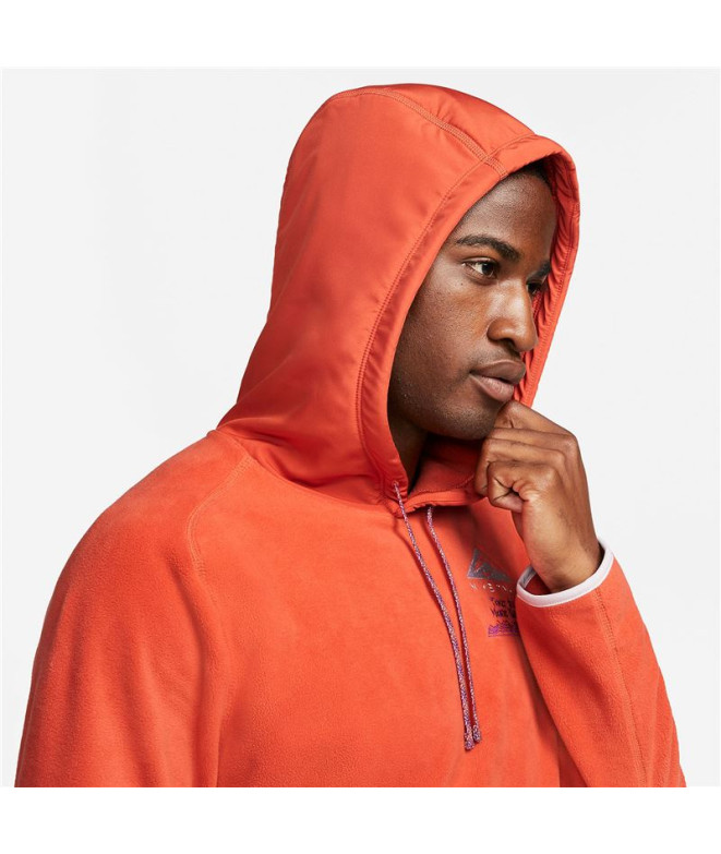 Sweat trail Nike de Mount Blanc orange Homme