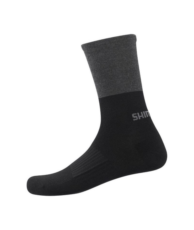 Meias ciclismo Shimano de Original Tall socks preto