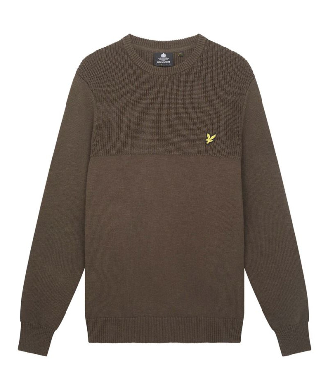 Sweatshirt Lyle & Scott V1-Crew Cottmerino Homme