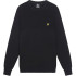 Sweatshirt Lyle & scott V1-Crew Lã de carneiro castanha Homem