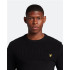 Sweatshirt Lyle & scott V1-Crew Lã de carneiro castanha Homem