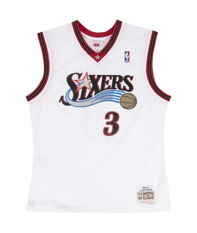 T-shirt basket-ball de Mitchell & Ness Phila76ers allen Iverson