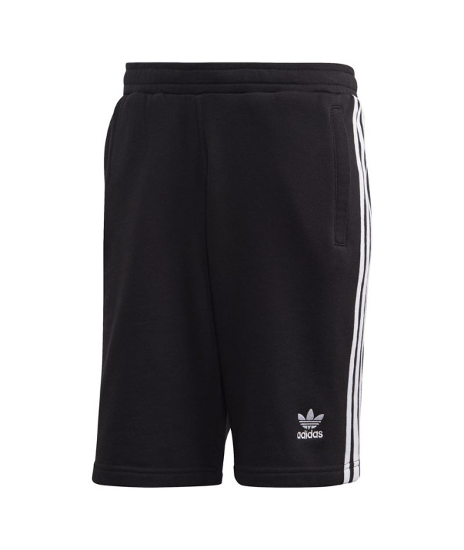 Calça adidas 3 Riscas pretas Homem