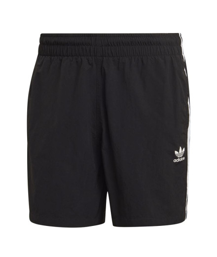 Calças adidas Adicolor Classics Swim 3 Stripes black Men's