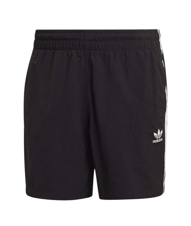 Calças adidas Adicolor Classics Swim 3 Stripes black Men's