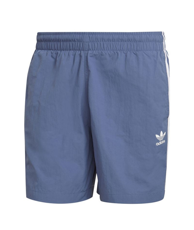 Calças adidas Adicolor Classics Swim 3 Stripes blue Men's