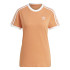 Camiseta adidas Adicolor Classics 3 Stripes naranja Mujer