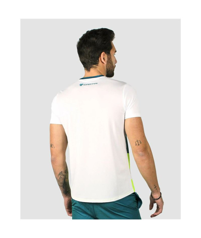 Camiseta de pádel Cartri Lukman verde Homem