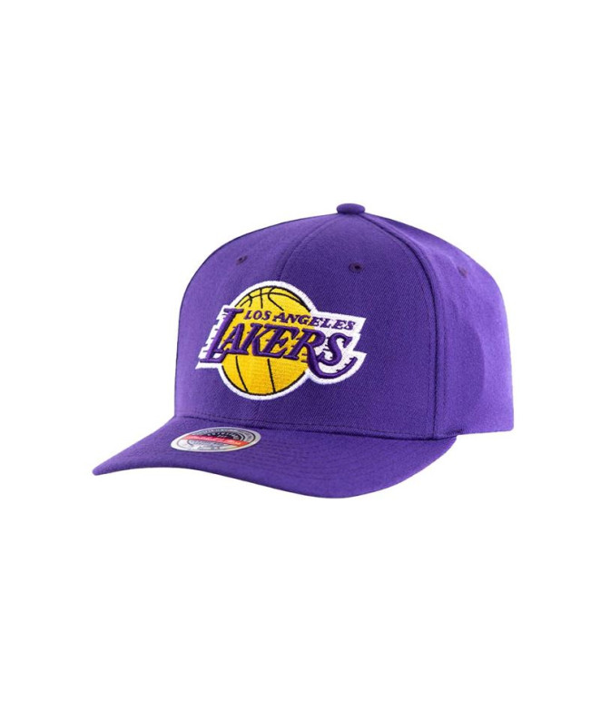 Gorra de baloncesto Mitchell & Ness Los Angeles Lakers morado