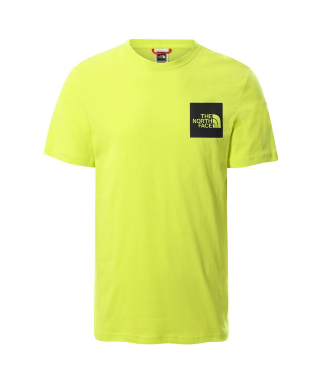 T-Shirt Montanha The North Face Homem Amarelo Fino