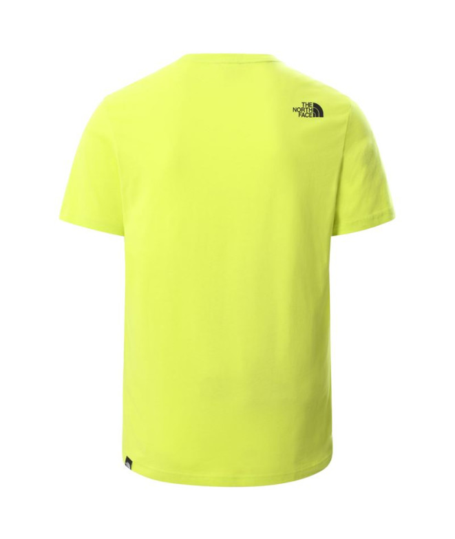T-Shirt Montagne The North Face Fine Yellow Man