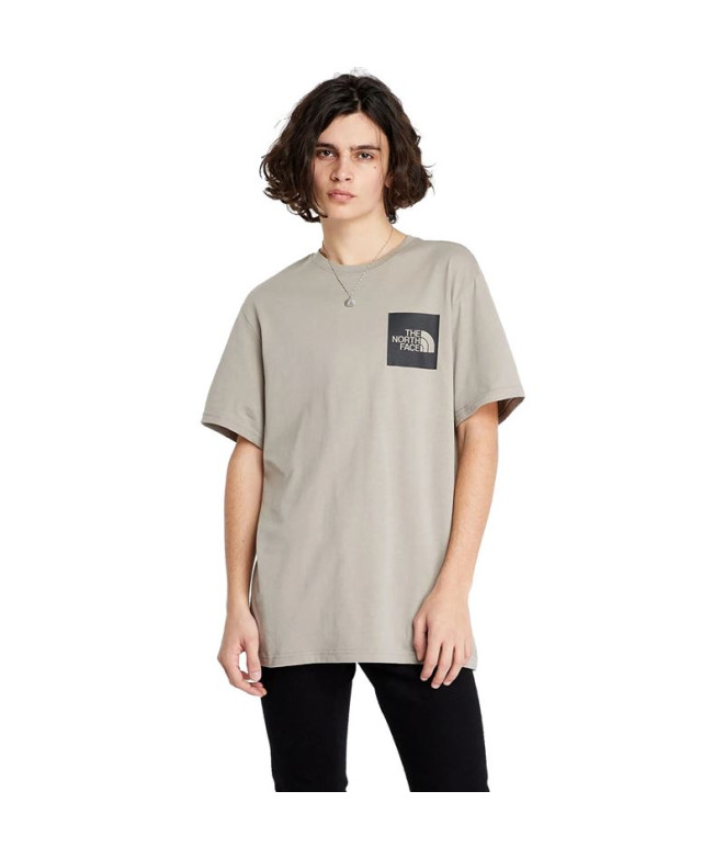 Mountain T-Shirt The North Face Fine Grey Hommes