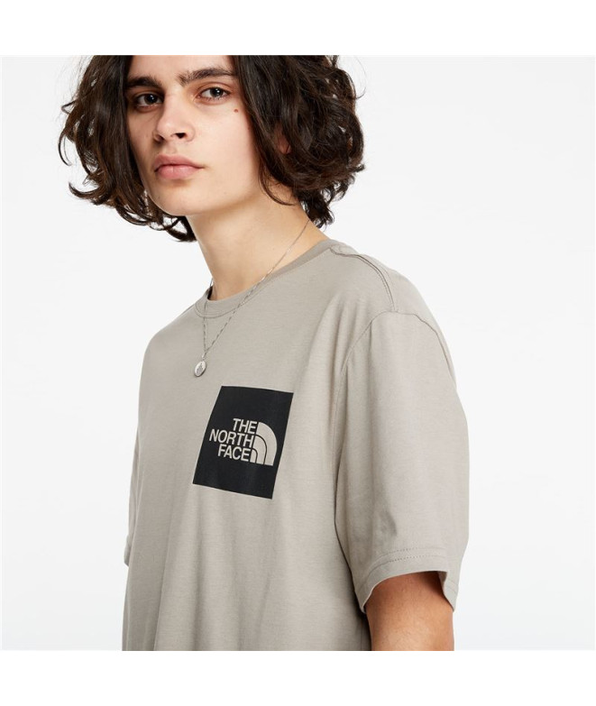 Mountain T-Shirt The North Face Fine Grey Hommes